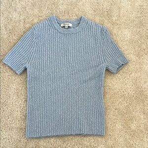 Madewell Light Blue Boucle Sweater
